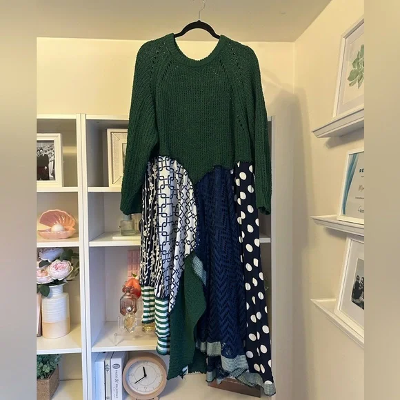 Custom patchwork dress - Picture 1 of 4